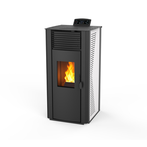 Chaudière <span class=keywords><strong>à</strong></span> granulés moderne <span class=keywords><strong>à</strong></span> haute efficacité GT1201A 12,2 kW, contrôlée par WiFi, poêle <span class=keywords><strong>à</strong></span> granulés de <span class=keywords><strong>bois</strong></span> hydro autoportante - Product Image 3