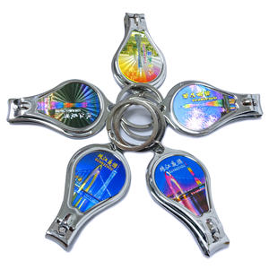 Kişiselleştirilmiş Özel Lüks Paslanmaz Çelik Taşınabilir Metal Anahtarlık Tırnak Kesici Anahtarlık Ucuz Şık Tırnak Makası - Product Image 2