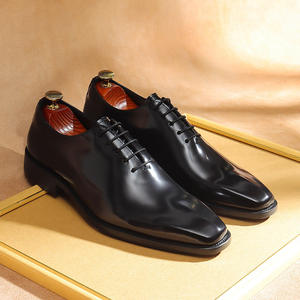 Chaussures Homme Rétro Décontractées en Cuir Véritable Sculpté Style Brique, Respirantes et Légères, en Cuir de Vachette Commercial, Vente en Gros - Product Image 3