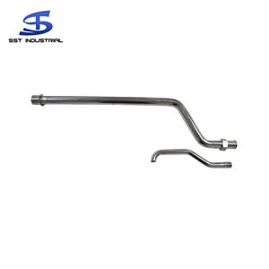 Nouveautés : Raccord de tuyauterie en acier inoxydable pour échangeur de chaleur, coude d'échappement fileté en acier inoxydable 304, 90 degrés, 100 mm - Product Image 4