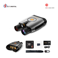 Binoculares de Visión Nocturna DS371 con WiFi 4K Real, 4 Niveles de IR, 5100mAh 20H en Espera, Telescopio Digital Infrarrojo para Caza al Aire Libre