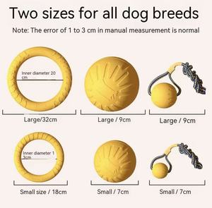 कुत्ते खिलौना पेशेवर सर्कल च्यू-प्रतिरोधी फ्लोटिंग प्रशिक्षण कुत्ते खिलौना, कुत्ते चबाने खिलौना - Product Image 3