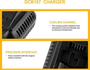 <span class=keywords><strong>Chargeur</strong></span> de batterie de remplacement en vente chaude pour batterie DCB107 12V-20V Lithium-Ion DCB101 DCB105 DCB107 DCB115 - Product Image 4