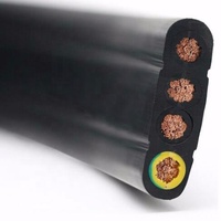 Hochwertiges kunden spezifisches flexibles wasserdichtes Gummi kabel 2/3/4 Ader 2,5/4/6/10/16sqmm quadratische/flache Tauchpumpen-Stromkabel
