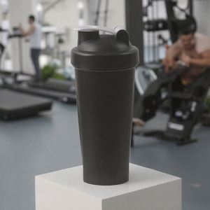 Bouteille de shaker en plastique personnalisée avec logo, 400 ml, 600 ml, pour les sports aquatiques, la remise en forme, le shaker de protéines, la salle de sport, les protéines pour l'entraînement - Product Image 1