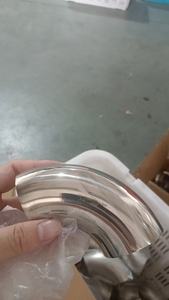 <span class=keywords><strong>Coude</strong></span> en acier inoxydable 304 316 316L avec extrémités droites Long rayon <span class=keywords><strong>3D</strong></span> <span class=keywords><strong>5D</strong></span> qualité sanitaire 90 degrés 3 "<span class=keywords><strong>coude</strong></span> sanitaire de tuyau de soudure - Product Image 4