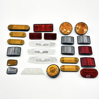 Réflecteur de réflexe arrière ovale rectangulaire rouge de bicyclette électrique de moto électrique de deux roues avec la vis