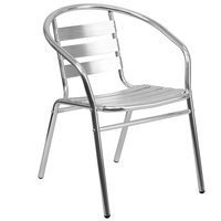 Chaises d'extérieur en aluminium facile à empiler, chaises avec logo des étudiants