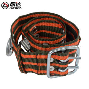 Cinturón de seguridad Xinda ajustable de poliéster con hebilla de lengüeta y 2 anillas en D para protección contra caídas en montañismo - Product Image 1