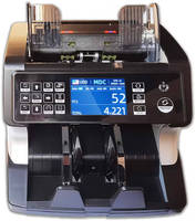 Máquina Contadora de Billetes con Doble CIS UV MG MT IR y Pantalla TFT, Contador de Efectivo para Bancos