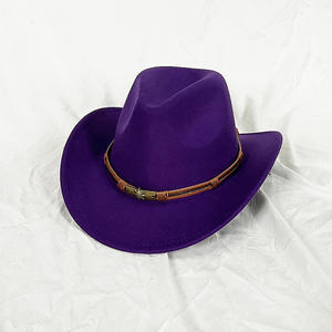 Blaze <span class=keywords><strong>Crushable</strong></span> keçe <span class=keywords><strong>Stetson</strong></span> turuncu kovboy şapkası partiler için çok yönlü iş rahat ve açık sahneler - Product Image 6