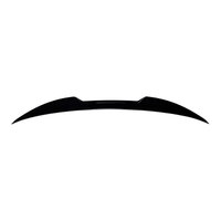 Aileron de coffre en ABS noir brillant et motif carbone, stabilisateur arrière, séparateur, compatible avec Audi A5 2 portes Coupé 2017-2024