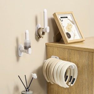<b>Plastic</b> Simple Convenient Wall Mounted Modern Hat Storage Rack Home Decoration Hat Storage <b>Rod</b> Seamless Installation - Product Image 6