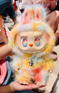 מקורי 100% labubu פופ מארט המפלצות רוק אנרגיה גבוהה היקום חמוד ניילון קטיש בובה עבור מתנות - Product Image 6