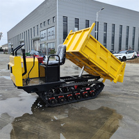 Mini 2-Tonnen Raupendumper mit Benzinmotor, Kleiner Kettendumper Speziell für die Palmfruchternte Entwickelt