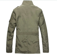 Chaqueta de Invierno Unisex, Ligera, de Poliéster, Informal, con Cuello Alto, Impermeable, de Secado Rápido, para Uso Diario en Todas las Estaciones