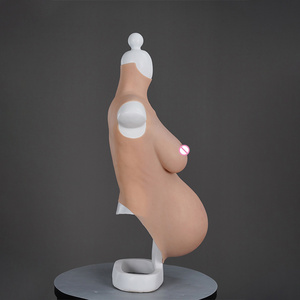 Poitrine artificielle réaliste en Silicone, <span class=keywords><strong>faux</strong></span> seins, pour <span class=keywords><strong>femme</strong></span> <span class=keywords><strong>enceinte</strong></span>, <span class=keywords><strong>ventre</strong></span> avec formes de poitrine pour Cosplay, pour transformeurs, 4/6/9 mois - Product Image 6