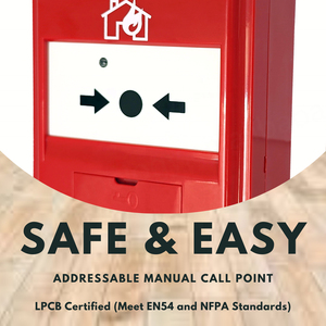 Tanda TX7140 Adressierbarer Manueller Druckknopf EU-Standard LPCB Feueralarm-Signalgeber und Erkennungssystem - Product Image 4