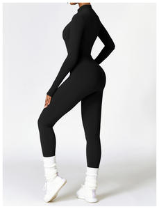 Женский комбинезон на молнии, с длинным рукавом - Product Image 3