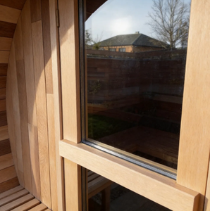 Sauna de Vapor de Madera Sólida Reforzada de Cedro Rojo para 4-6 Personas, Ecológica, con Enchufe y 2 Años de Garantía - Product Image 5