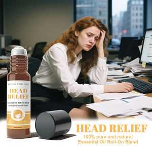 Nueva llegada Head Relief <span class=keywords><strong>aceite</strong></span> esencial Relax y cuidado <span class=keywords><strong>de</strong></span> la salud Perfume logotipo personalizado - Product Image 2