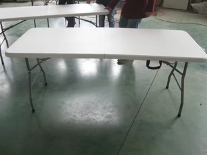 Tavolo Pieghevole in Plastica per Esterni, Arredamento Moderno da <span class=keywords><strong>Giardino</strong></span>, Tavolo Rettangolare Pieghevole in Plastica - Product Image 6