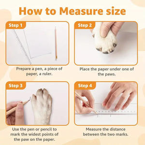 KTS492, logotipo personalizado, algodón, perro mascota, transpirable, antideslizante, resistente a los arañazos, zapatos impermeables para exteriores, <span class=keywords><strong>calcetines</strong></span> deportivos, cubiertas para pies - Product Image 4