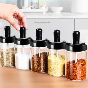 Push-type Dispenser Seasoning Box Rotary Sealed Salt Shaker Sugar