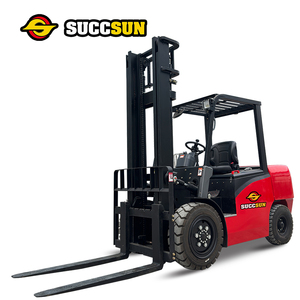 Maquinaria de manejo popular, carretilla elevadora diésel, 3500kg, 4000Kg, 3M-6m, mástil triplex, carretillas elevadoras de gasolina lpg, neumáticos sólidos, palanca de cambios lateral - Product Image 4