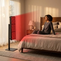 Panel de Luz Roja NIR de 5 Espectros con Control Remoto Inteligente, 660nm 850nm, 300 LED, Regulable, Temporizador, CE, OEM, 2 Años de Garantía del Proveedor