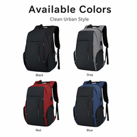 Sac de voyage d'affaires avec logo personnalisé, grande capacité, sac à dos pour ordinateur portable de 15,6 pouces avec port USB