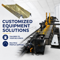 Línea de Producción de Paneles para Techos de Silos de Granos, Máquina Formadora de Rollos de Techo de Doble Capa, Máquina para Fabricar Láminas de Techo Corrugadas Trapezoidales