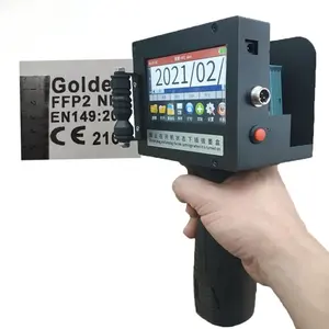 50mm print height handheld inkjet code touch screen printer machine industrial portable hand jet printer