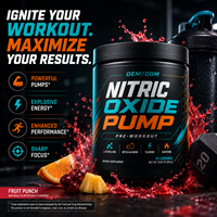 Greenpie OEM Custom Pre Workout Beta Alanine Citrulline Malate Keto Sports Nutrition Pré-entraînement Poudre énergétique