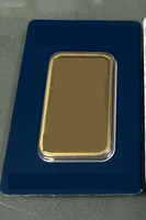 Barre de lingot d'or plaqué or non magnétique, artisanat métallique, style moderne antique, sur mesure, pour décoration intérieure