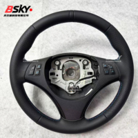 Volant en cuir personnalisé pour BMW E60 E88 E89 E87 E84 E82 E81 E70 E72 E91 E92 E93 E90, châssis E