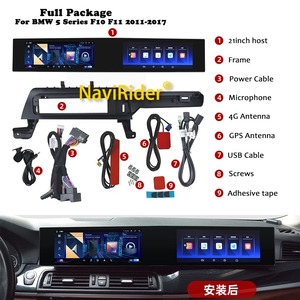 Reproductor multimedia de video para automóvil Android de 21 pulgadas para BMW X5 X6 NBT EVO CIC 2011-2017, estéreo, GPS, WiFi, 4G, CarPlay, audio, radio para automóvil, 8 núcleos - Product Image 5