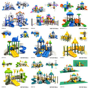 Parc de divertissement communautaire enfants jouant équipement <span class=keywords><strong>balançoire</strong></span> et <span class=keywords><strong>toboggan</strong></span> ensembles aire de jeux extérieure pour enfants pour enfants - Product Image 5