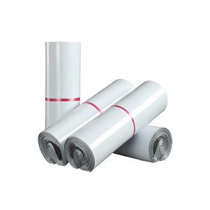 Tas kurir tahan air <span class=keywords><strong>Ecommerce</strong></span> kantong paket tas Mailer kemasan poli putih tahan lama untuk pakaian - Product Image 4