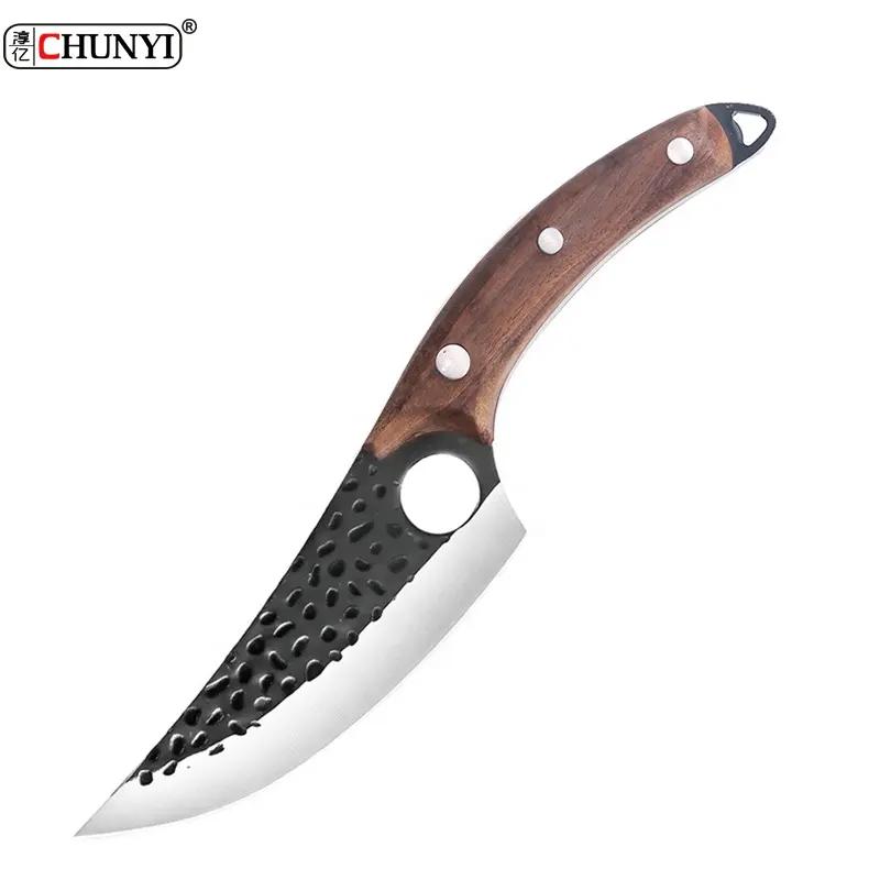 ハンティングキャンプBBQ用の高品質40CR14ステンレス鋼キッチンブッチャーナイフよりシャープで長持ちする骨抜きナイフ