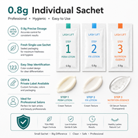 Kit professionnel de rehaussement de cils coréen, formule à la cystéamine, OEM ODM, marque privée, fabricant de rehaussement de cils, vente en gros, végétalien