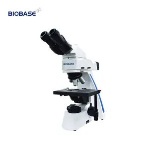 बायोबेस पोर्टेबल प्रतिदीप्ति जैविक माइक्रोस्कोप एलईडी ट्रिनोकुलर कंपाउंड माइक्रोस्कोप