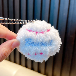 Llavero de peluche con colgante de <span class=keywords><strong>tenis</strong></span>, pequeño mini amuleto de béisbol para bolso, raqueta, regalo para niños y jóvenes, venta al por mayor - Product Image 3