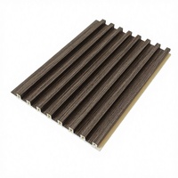 Panneaux muraux acoustiques en lattes de bois WPC PVC durables Bo Jun pour hôtel, cuisine et usage extérieur - Imperméables et ignifuges
