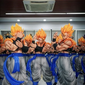 Figura de Colección de Anime JT Statue Brother DX Double <span class=keywords><strong>King</strong></span>, Modelo de Personaje de Anime, Adorno de Escritorio, Gogeta 1/4 PVC Kungfu, Altura 53 cm - Product Image 4
