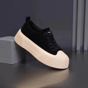 Zapatillas de Plataforma con Suela Gruesa para Mujer, Estilo Informal, Retro, Suaves y Ligeras, Diseño Versátil, Novedad de Primavera - Product Image 4
