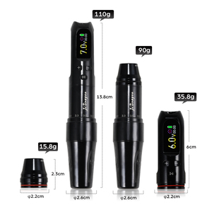 Machine de maquillage permanent numérique Stylo de micropigmentation sans fil Profondeur d'aiguille réglable pour sourcils lèvres eye-liner - Product Image 1