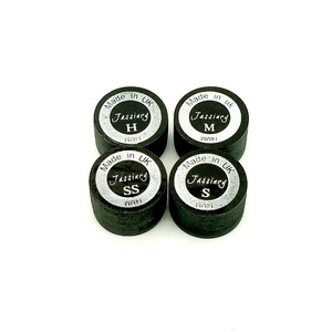 Оригинальные черные Чистые наконечники для бильярдного кия <span class=keywords><strong>Jassinry</strong></span> 14 мм с прозрачной подушкой в SS/S/M/H высококачественные Бильярдные кии - Product Image 2