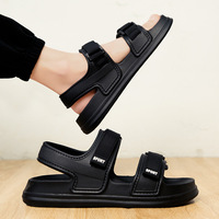 Sandalias Deportivas BreezeStep para Parejas, con Punta Abierta, Suela Gruesa, Cierre de Velcro, Impermeables, para Playa y Exteriores