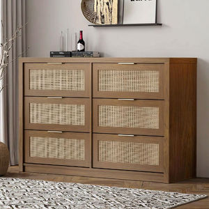 Meubles de salon d'intérieur de maison Offre Spéciale commode rétro à 6 tiroirs commode de style campagnard moderne personnalisée en gros - Product Image 2